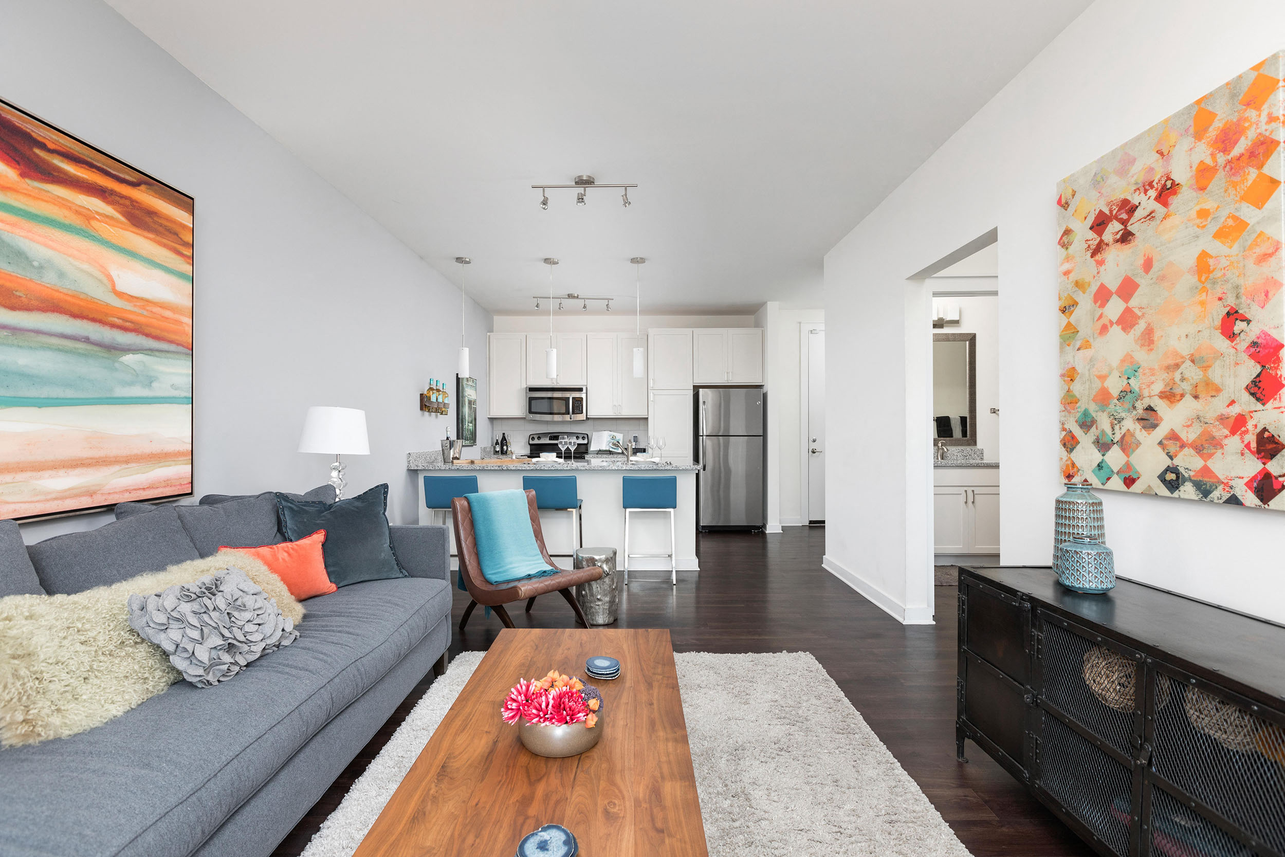 Open Floor Plan - Fountains Southend Apartment Homes